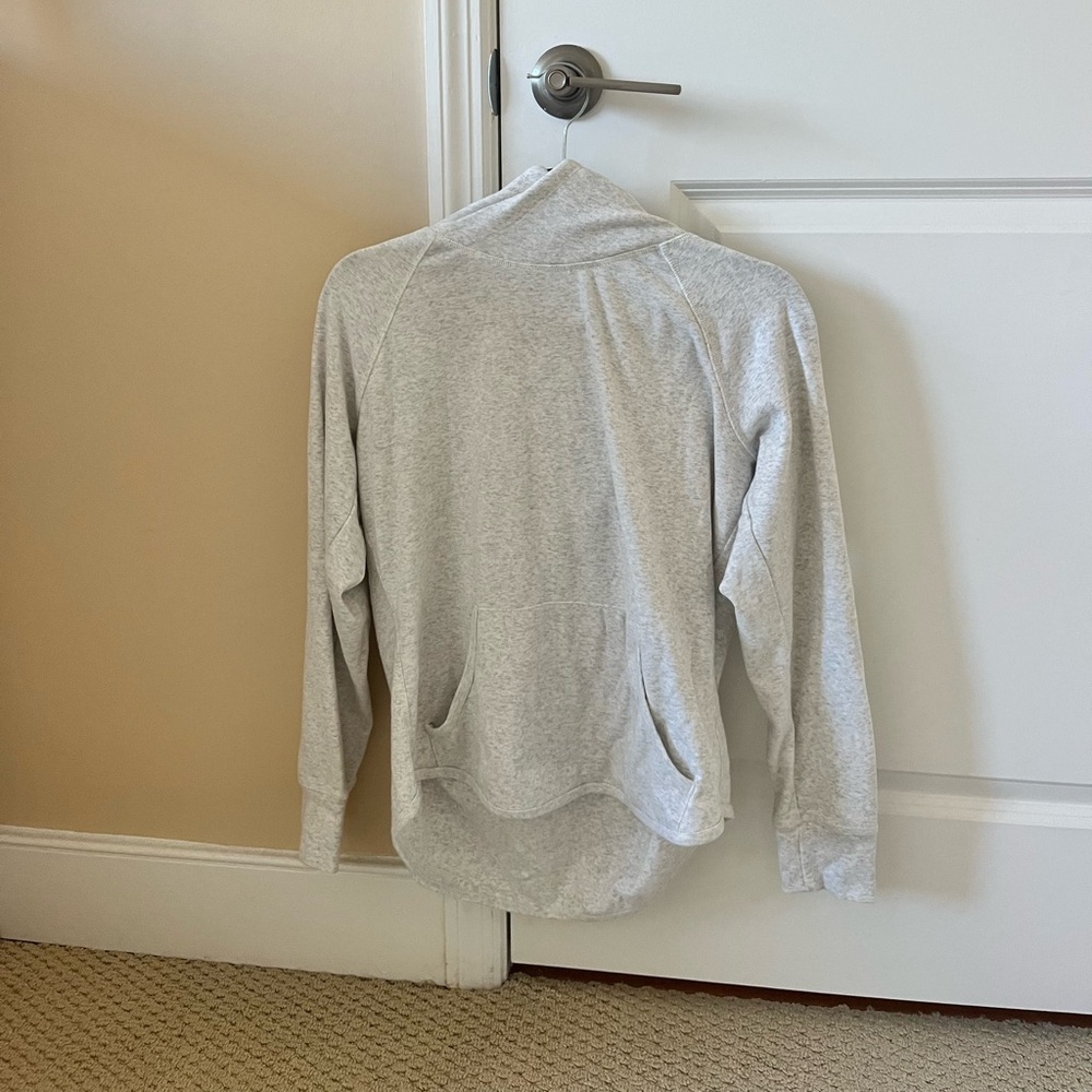 Light Gray Hooded Sweatshirt